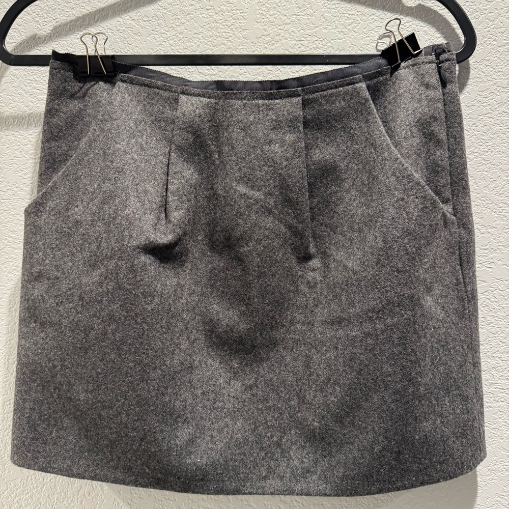 J.Crew Charcoal Gray A-Line Mini Skirt – NWT